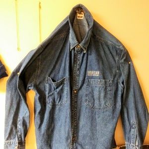 XL Sebastian denim button up Jean jacket